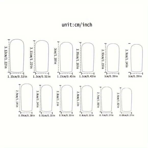 24pcs Chic Silvery Glossy Press-On Nails Set with 3D Heart & Star Accents - Picture 3 of 5